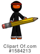 Orange Design Mascot Clipart #1584213 by Leo Blanchette