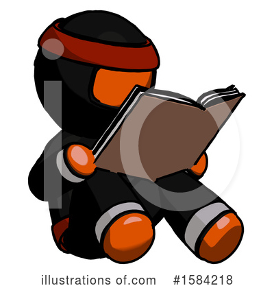 Royalty-Free (RF) Orange Design Mascot Clipart Illustration by Leo Blanchette - Stock Sample #1584218
