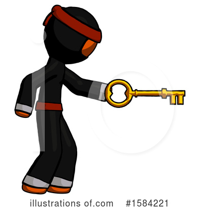 Royalty-Free (RF) Orange Design Mascot Clipart Illustration by Leo Blanchette - Stock Sample #1584221