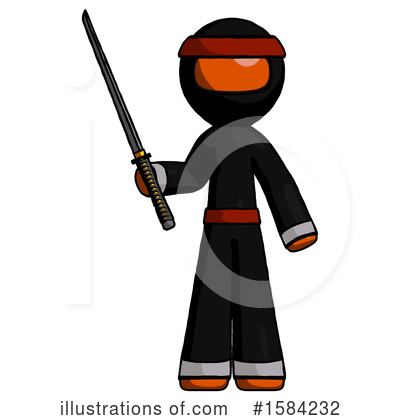 Royalty-Free (RF) Orange Design Mascot Clipart Illustration by Leo Blanchette - Stock Sample #1584232