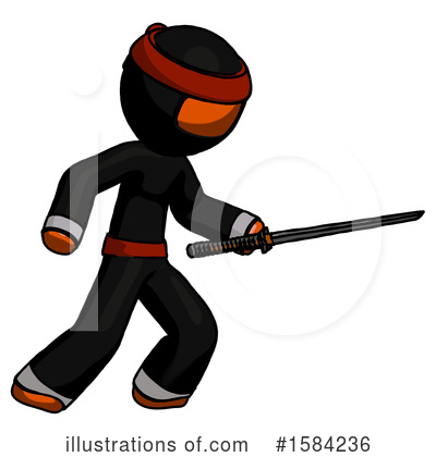 Royalty-Free (RF) Orange Design Mascot Clipart Illustration by Leo Blanchette - Stock Sample #1584236