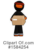 Orange Design Mascot Clipart #1584254 by Leo Blanchette