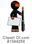 Orange Design Mascot Clipart #1584259 by Leo Blanchette