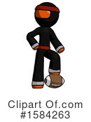 Orange Design Mascot Clipart #1584263 by Leo Blanchette