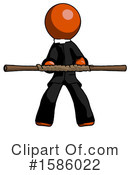 Orange Design Mascot Clipart #1586022 by Leo Blanchette