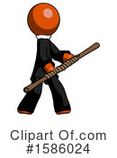 Orange Design Mascot Clipart #1586024 by Leo Blanchette
