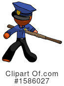 Orange Design Mascot Clipart #1586027 by Leo Blanchette