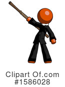 Orange Design Mascot Clipart #1586028 by Leo Blanchette