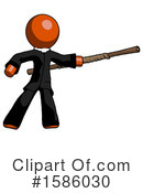 Orange Design Mascot Clipart #1586030 by Leo Blanchette