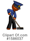 Orange Design Mascot Clipart #1586037 by Leo Blanchette