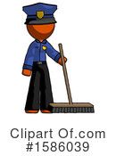 Orange Design Mascot Clipart #1586039 by Leo Blanchette