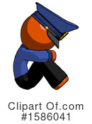 Orange Design Mascot Clipart #1586041 by Leo Blanchette