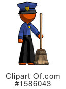 Orange Design Mascot Clipart #1586043 by Leo Blanchette