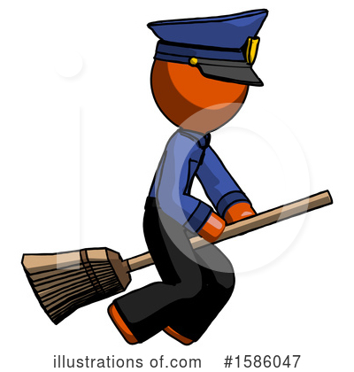 Royalty-Free (RF) Orange Design Mascot Clipart Illustration by Leo Blanchette - Stock Sample #1586047