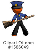 Orange Design Mascot Clipart #1586049 by Leo Blanchette