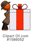 Orange Design Mascot Clipart #1586052 by Leo Blanchette