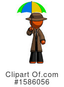 Orange Design Mascot Clipart #1586056 by Leo Blanchette