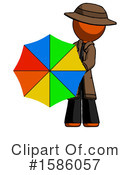 Orange Design Mascot Clipart #1586057 by Leo Blanchette