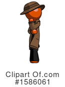 Orange Design Mascot Clipart #1586061 by Leo Blanchette