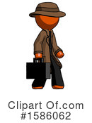 Orange Design Mascot Clipart #1586062 by Leo Blanchette