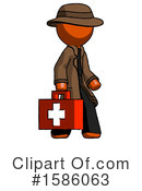 Orange Design Mascot Clipart #1586063 by Leo Blanchette