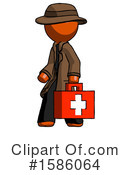 Orange Design Mascot Clipart #1586064 by Leo Blanchette