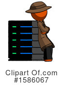 Orange Design Mascot Clipart #1586067 by Leo Blanchette