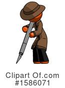 Orange Design Mascot Clipart #1586071 by Leo Blanchette