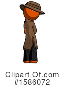 Orange Design Mascot Clipart #1586072 by Leo Blanchette