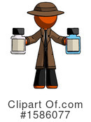 Orange Design Mascot Clipart #1586077 by Leo Blanchette