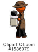 Orange Design Mascot Clipart #1586079 by Leo Blanchette
