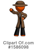 Orange Design Mascot Clipart #1586098 by Leo Blanchette