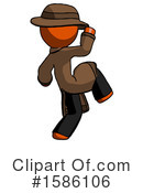 Orange Design Mascot Clipart #1586106 by Leo Blanchette