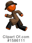 Orange Design Mascot Clipart #1586111 by Leo Blanchette