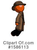 Orange Design Mascot Clipart #1586113 by Leo Blanchette