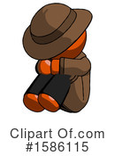 Orange Design Mascot Clipart #1586115 by Leo Blanchette