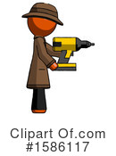 Orange Design Mascot Clipart #1586117 by Leo Blanchette