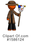 Orange Design Mascot Clipart #1586124 by Leo Blanchette