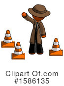 Orange Design Mascot Clipart #1586135 by Leo Blanchette