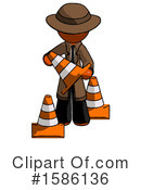 Orange Design Mascot Clipart #1586136 by Leo Blanchette