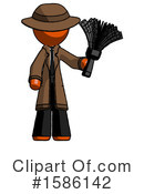 Orange Design Mascot Clipart #1586142 by Leo Blanchette