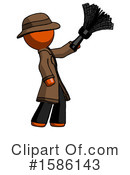 Orange Design Mascot Clipart #1586143 by Leo Blanchette