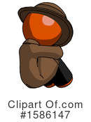 Orange Design Mascot Clipart #1586147 by Leo Blanchette