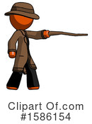 Orange Design Mascot Clipart #1586154 by Leo Blanchette