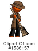 Orange Design Mascot Clipart #1586157 by Leo Blanchette