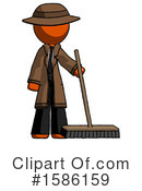 Orange Design Mascot Clipart #1586159 by Leo Blanchette