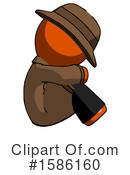 Orange Design Mascot Clipart #1586160 by Leo Blanchette