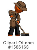 Orange Design Mascot Clipart #1586163 by Leo Blanchette