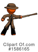Orange Design Mascot Clipart #1586165 by Leo Blanchette