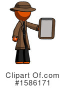Orange Design Mascot Clipart #1586171 by Leo Blanchette